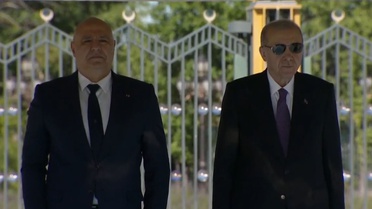 Cumhurbaşkanı Erdoğan, Lübnan Cumhurbaşkanı Avn'ı resmi törenle karşıladı