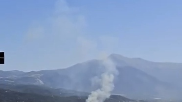 Honaz'da Arazi Yangını Çıktı