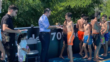 Dicle'de Yüzme Kursu Başladı