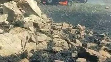 Diyarbakır'da Biçerdöver Yandı