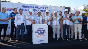 Erdemli Okuma ve Ders Çalışma Merkezi’nin temeli atıldı