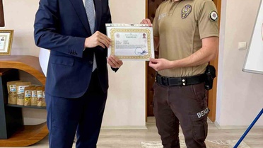 Hisarcık'ta Emniyet Personeline Başarı Belgeleri