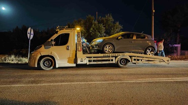 Yalvaç'ta Motosiklet Ve Otomobil Çarpıştı