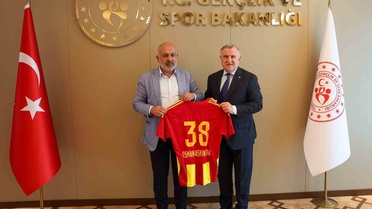 Kayserispor'dan Bakan Bak'a Ziyaret