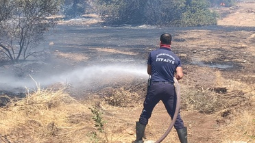 Makilik alanda çıkan yangın büyümeden söndülürdü