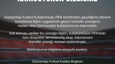 Gaziantep FK'dan 7 Yeni Transfer