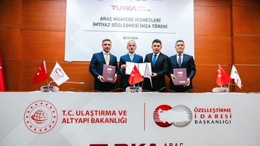 Türkiye'nin yeni nesil araç muayene sistemi için imtiyaz sözleşmesi imzalandı