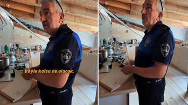 Yüz ifadesi değişti! Baskına giden zabıta ekiplerini şaşırtan sözler