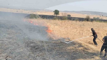 Bingöl'de Büyük Arazi Yangını