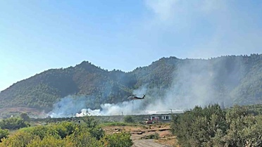 Dalaman'da Tarım Arazisinde Yangın Kontrol Altına Alındı
