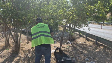 Elazığ'da 4 Ton Çöp Toplandı