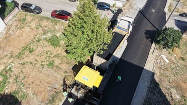 Gebze’de Gaziler Mahallesi’nin yolları asfaltlanıyor