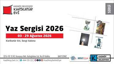 Kadıköy Karikatür Evi’nden sezonun izleri: 'Yaz Sergisi 2026'