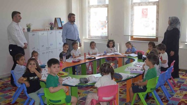 Müftü Ceylan, Kur'an Kursunu Ziyaret Etti