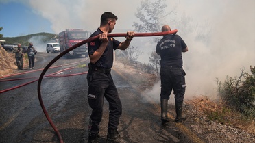 Aydın'da Orman Yangını Üçüncü Günde Devam Ediyor