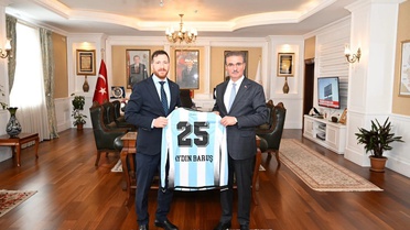 Ahmet Dal'dan Vali Baruş'a Ziyaret