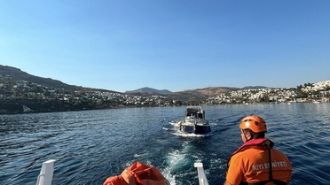 Bodrum'da Tekne Kurtarıldı