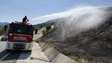 Kastamonu’da çıkan örtü yangınları büyümeden söndürüldü
