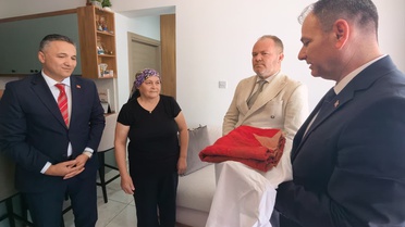 Kıbrıs Barış Harekatı Bayrağı Onarıma Gönderildi