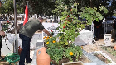 Şehit jandarma er Altun mezarı başında anıldı