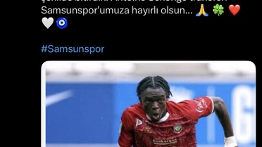 Samsunspor Antoine Sekongo'yu Transfer Etti