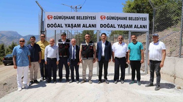 Gümüşhane’de sokak hayvanları için doğal yaşam alanı açıldı