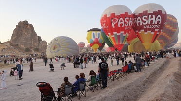 Kapadokya Balon Festivali Renkli Görüntülerle Sona Erdi