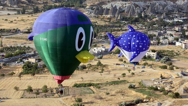 Kapadokya'da Renkli Balon Festivali
