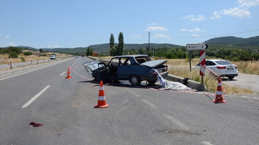 Tavşanlı'da Trafik Kazası: 1 Ölü, 4 Yaralı