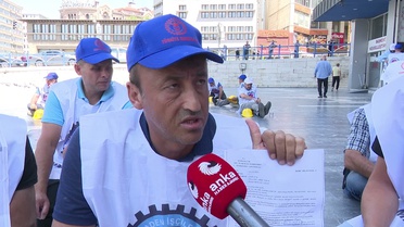 Eskişehir'deki Maden İşçileri 7. Günde Eylemde