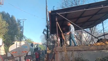 Darende'de Yangın: 2 Ahır ve 1 Ev Zarar Gördü