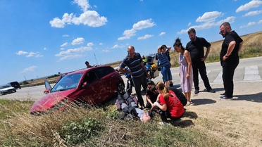 Edirne'de Motosiklet Kazası