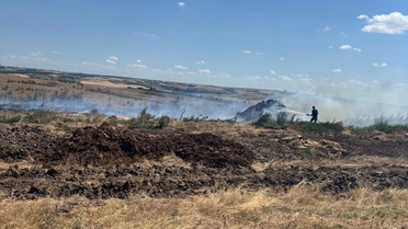 Hayrabolu'da Anız Yangını: 150 Dönüm Zarar Gördü