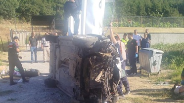 Uşak'ta Kaza: 1 Ölü, 3 Yaralı