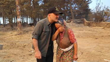 Vali Varol, Yangın Mağdurlarını Ziyaret Etti