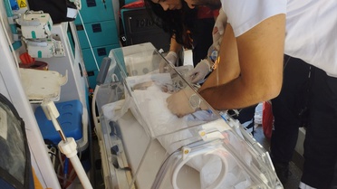 Bebek, Kalp Yetmezliği Şüphesiyle Ankara'ya Sevk Edildi