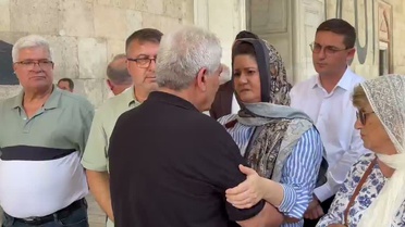 Edirne'de traktör kazasında hayatını kaybeden çift toprağa verildi