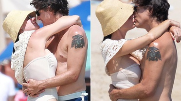 Katy Perry ile Justin Trudeau'dan dudak dudağa aşk pozu