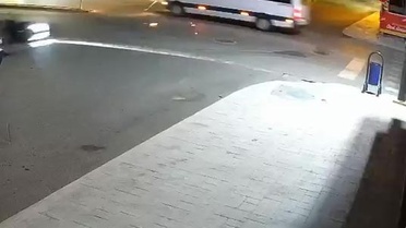 Kartepe'de Motosiklet Kazası Kamerada