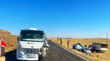 Siverek'te trafik kazası: 3 yaralı