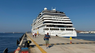 Bodrum'a Kruvaziyerle 739 Turist Geldi