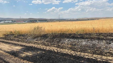 Yozgat’ta yaklaşık 10 dönüm ekili arazi yandı