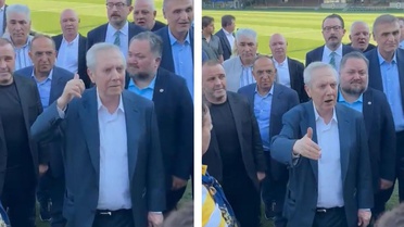 Aziz Yıldırım'dan basın mensuplarına gözdağı: Yalan yazarsanız tek tek söylerim