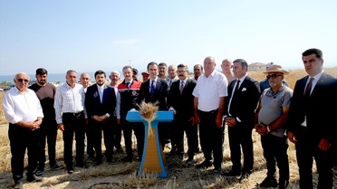 Bitlis'te Buğday Hasadı Devam Ediyor