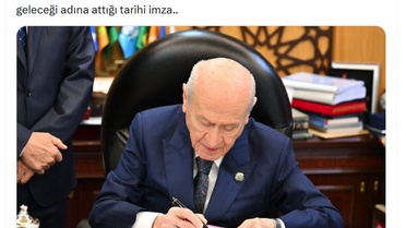 Bahçeli Çerçeve Yasası'na İmza Attı