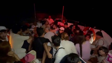 Datça açıklarında 36 kaçak göçmen kurtarıldı