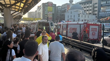 İstanbul'da Metrobüs Kazası