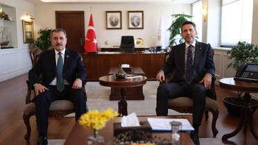 Mustafa Destici, Enerji ve Tabii Kaynaklar Bakanı Bayraktar’ı ziyaret etti