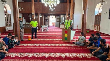 Çocuklara Trafik Eğitimi Verildi