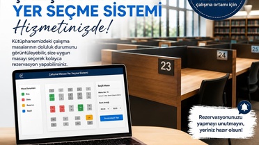 Aydın Kütüphanesi'nde Yeni Rezervasyon Sistemi